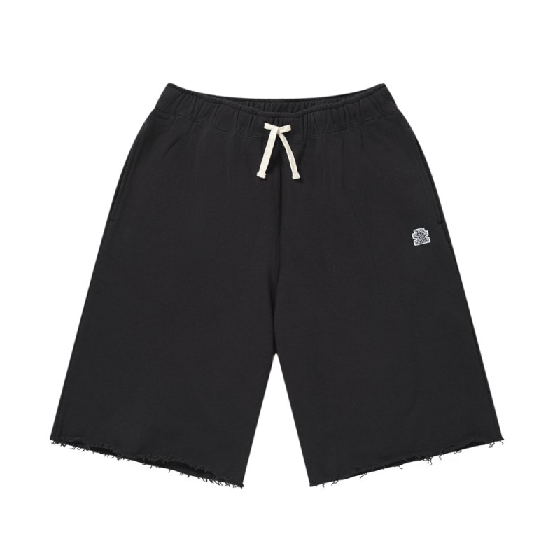 画像1: BlackEyePatch/SMALL OG CUT OFF SWEAT SHORTS（BLACK）