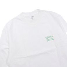 画像2: WACKO MARIA/WASHED HEAVY WEIGHT LONG SLEEVE T-SHIRT（WHITE）［刺繍+プリント長袖T-26秋冬］ (2)
