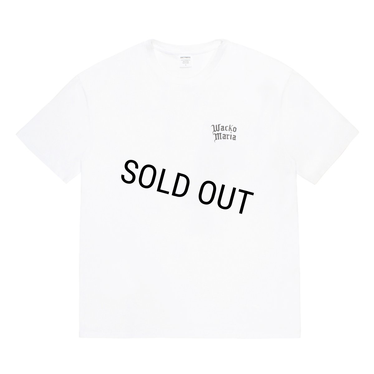 画像2: WACKO MARIA/WASHED HEAVY WEIGHT T-SHIRT（WHITE）［プリントT-26秋冬］ (2)