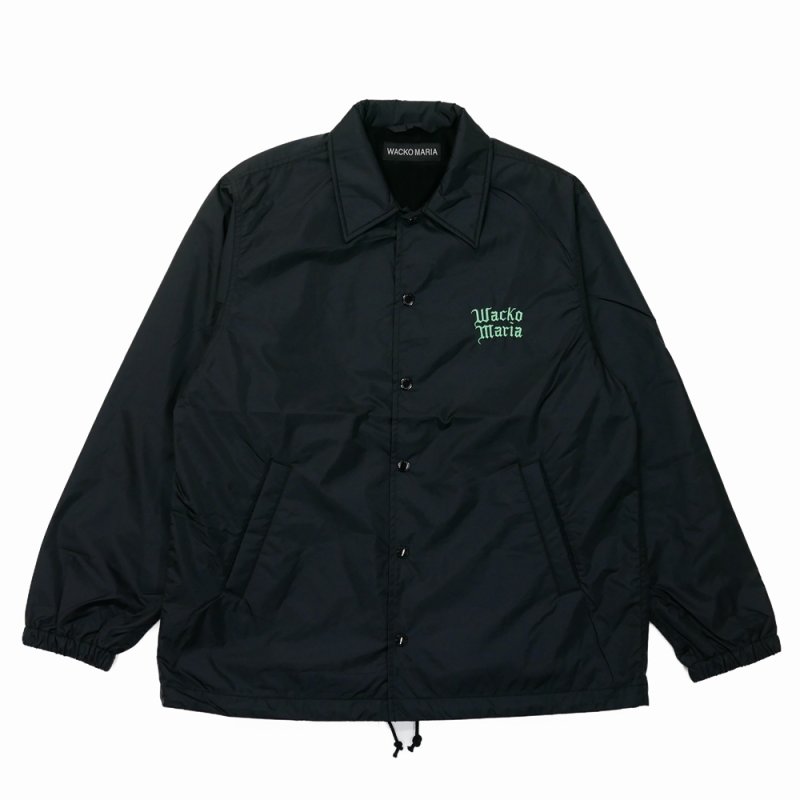 画像1: WACKO MARIA/COACH JACKET（BLACK）［コーチJKT-26秋冬］