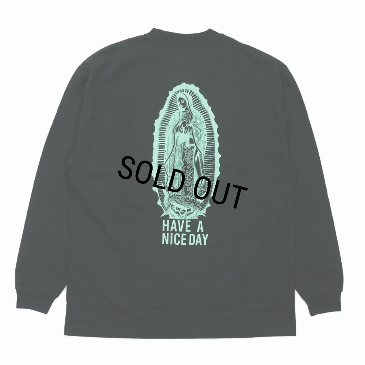 画像1: WACKO MARIA/WASHED HEAVY WEIGHT LONG SLEEVE T-SHIRT（BLACK）［刺繍+プリント長袖T-26秋冬］ (1)