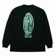 画像1: WACKO MARIA/WASHED HEAVY WEIGHT LONG SLEEVE T-SHIRT（BLACK）［刺繍+プリント長袖T-26秋冬］ (1)