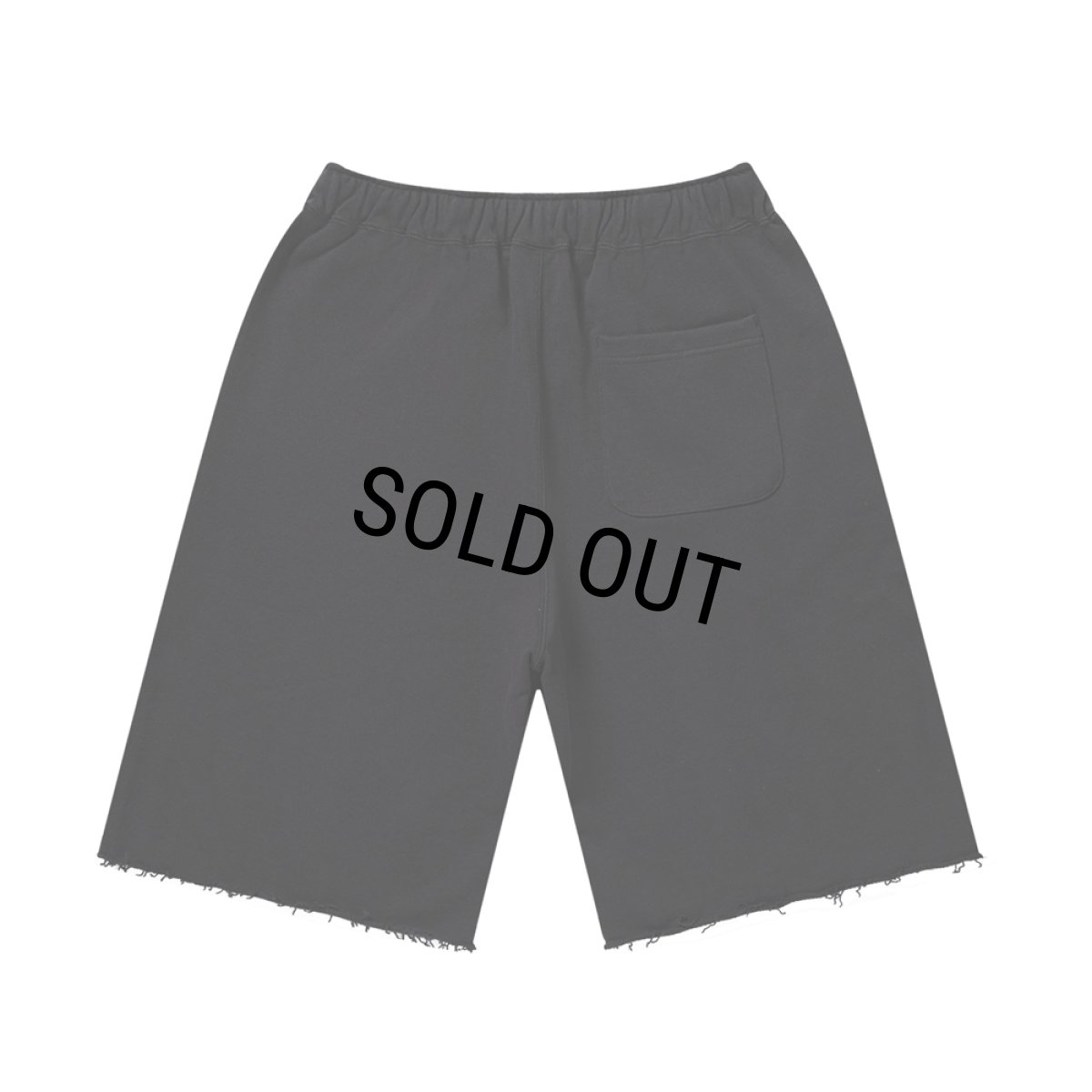 画像2: BlackEyePatch/SMALL OG CUT OFF SWEAT SHORTS（BLACK） (2)