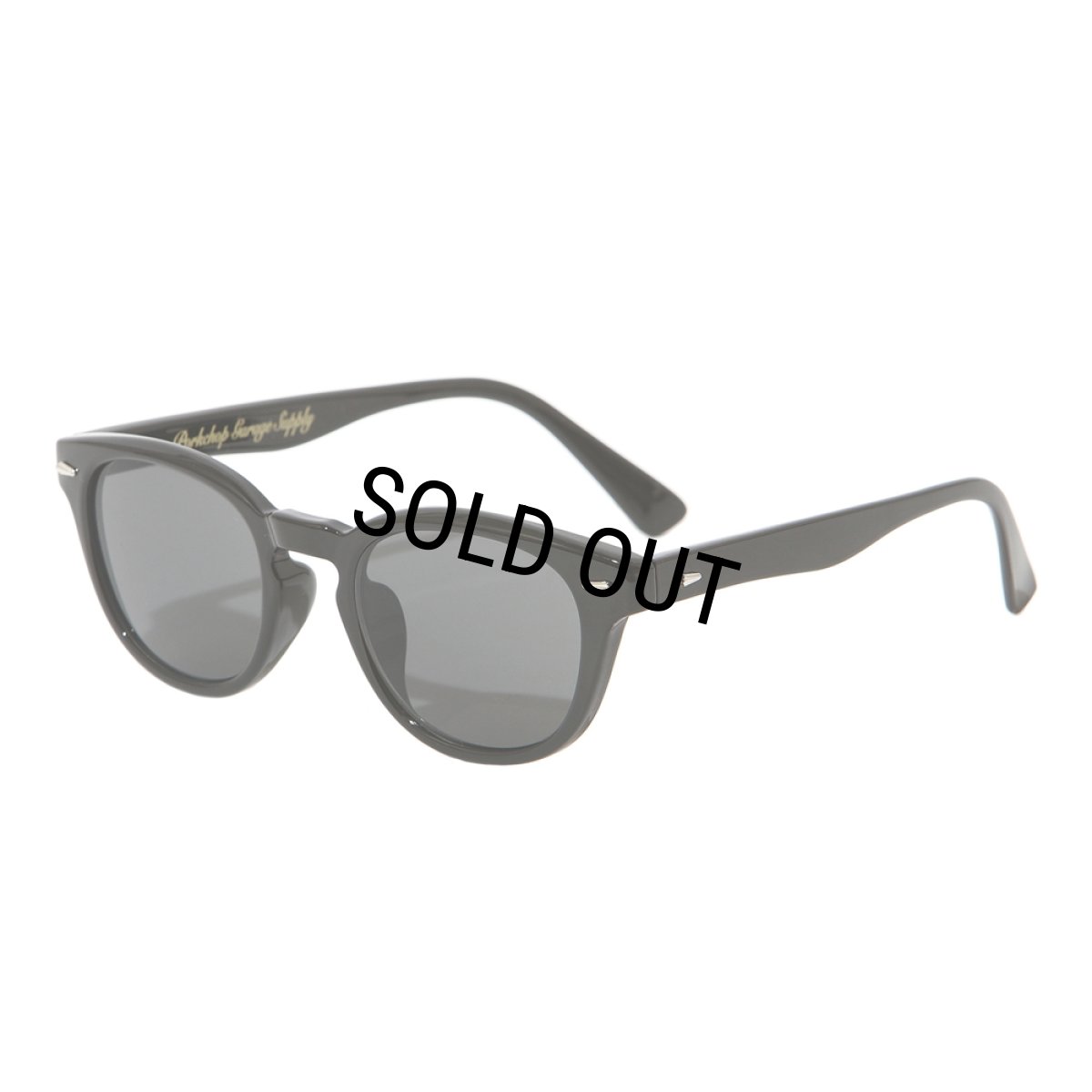 画像1: PORKCHOP/SUNGLASSES_26（Type 01）（BLACK/SMOKE）［サングラス"ウェリントン"-26秋冬］ (1)