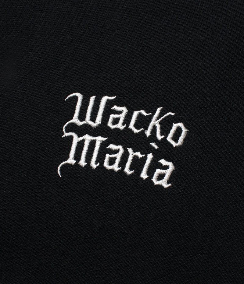 画像3: WACKO MARIA/WASHED HEAVY WEIGHT SWEAT SHIRT（BLACK）［クルーネックスウェット-26秋冬］