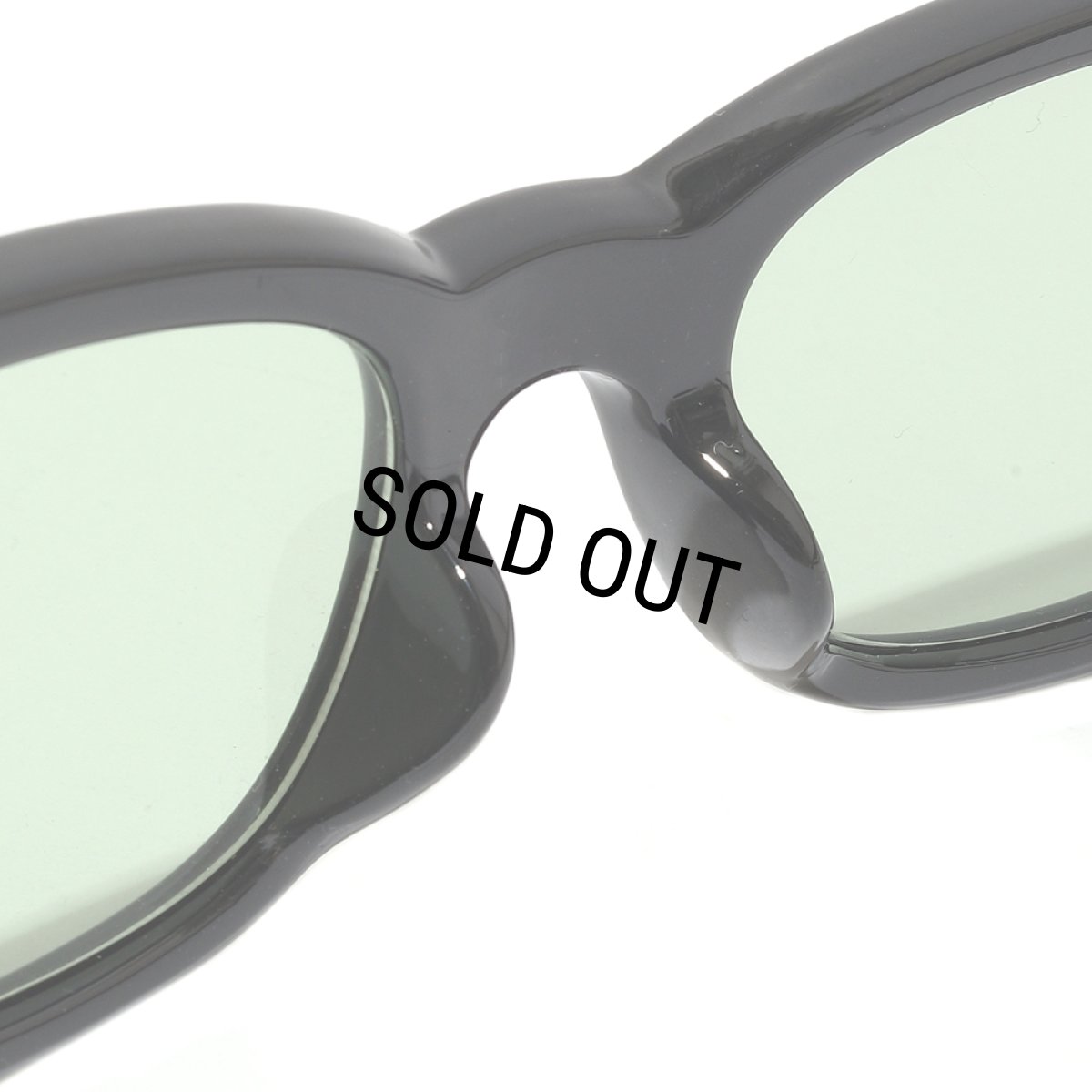 画像4: PORKCHOP/SUNGLASSES_26（Type 02）（BLACK/OLIVE）［サングラス"スクエア"-26秋冬］ (4)