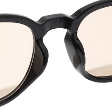 画像4: PORKCHOP/SUNGLASSES_26（Type 01）（BLACK/LIGHT BROWN）［サングラス"ウェリントン"-26秋冬］ (4)