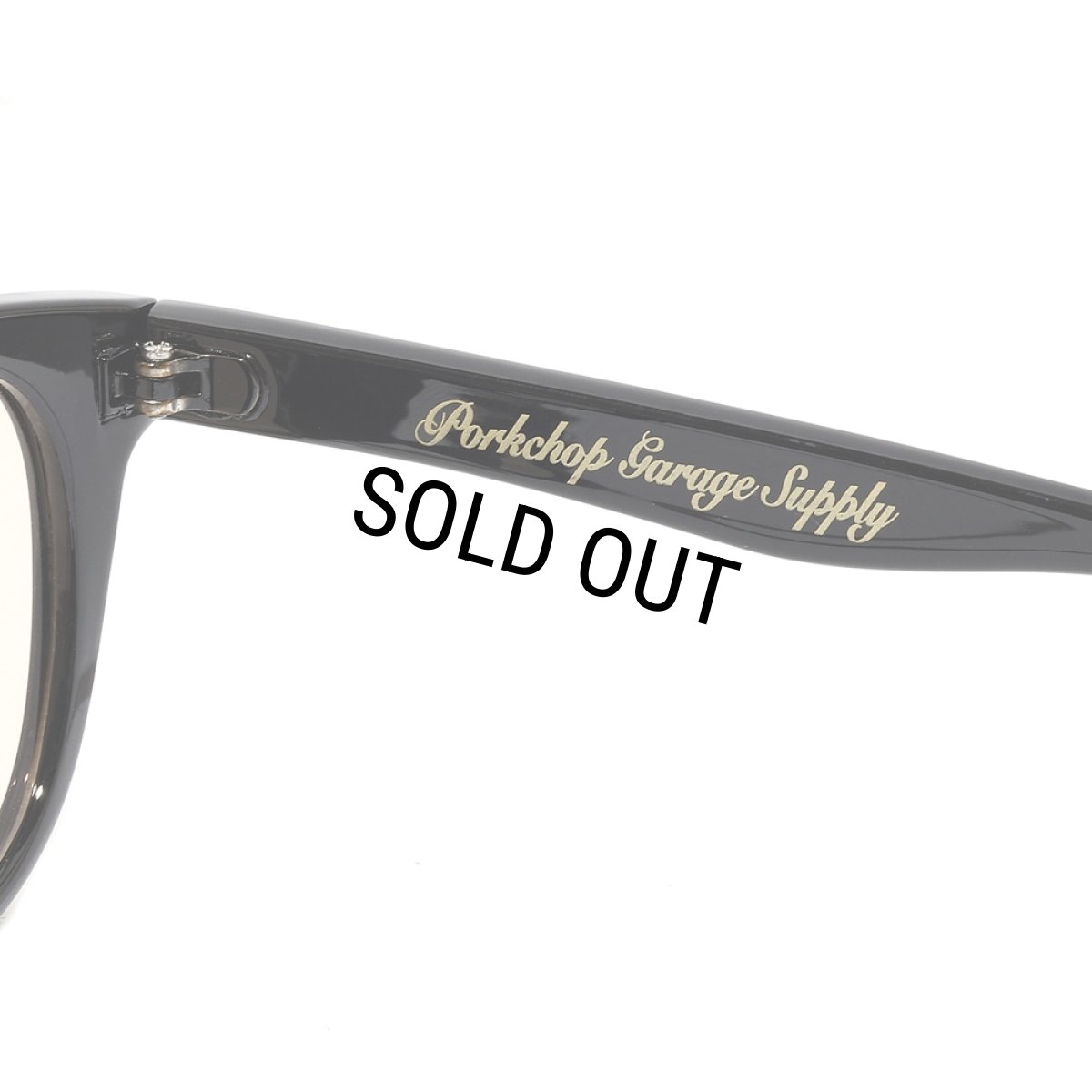 画像5: PORKCHOP/SUNGLASSES_26（Type 01）（BLACK/LIGHT BROWN）［サングラス"ウェリントン"-26秋冬］ (5)