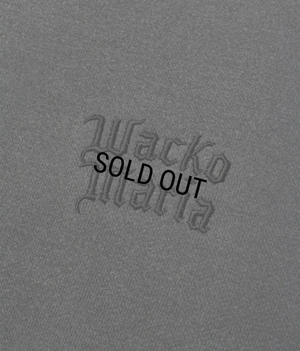 画像3: WACKO MARIA/WASHED HEAVY WEIGHT SWEAT SHIRT（GRAY）［クルーネックスウェット-26秋冬］ (3)