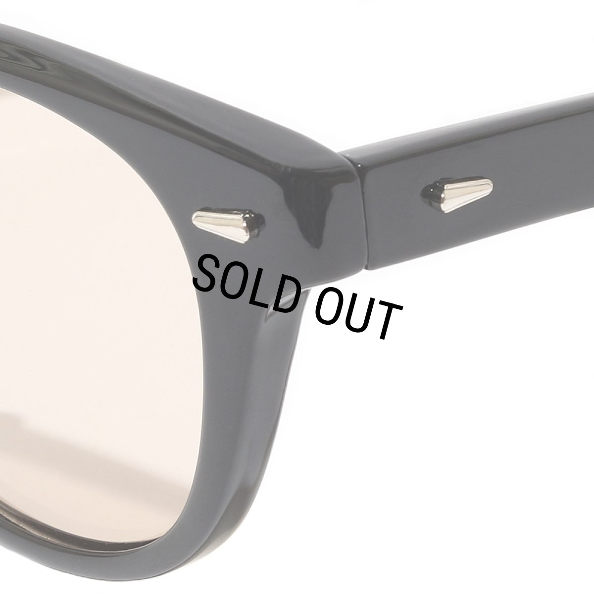画像3: PORKCHOP/SUNGLASSES_26（Type 01）（BLACK/LIGHT BROWN）［サングラス"ウェリントン"-26秋冬］ (3)