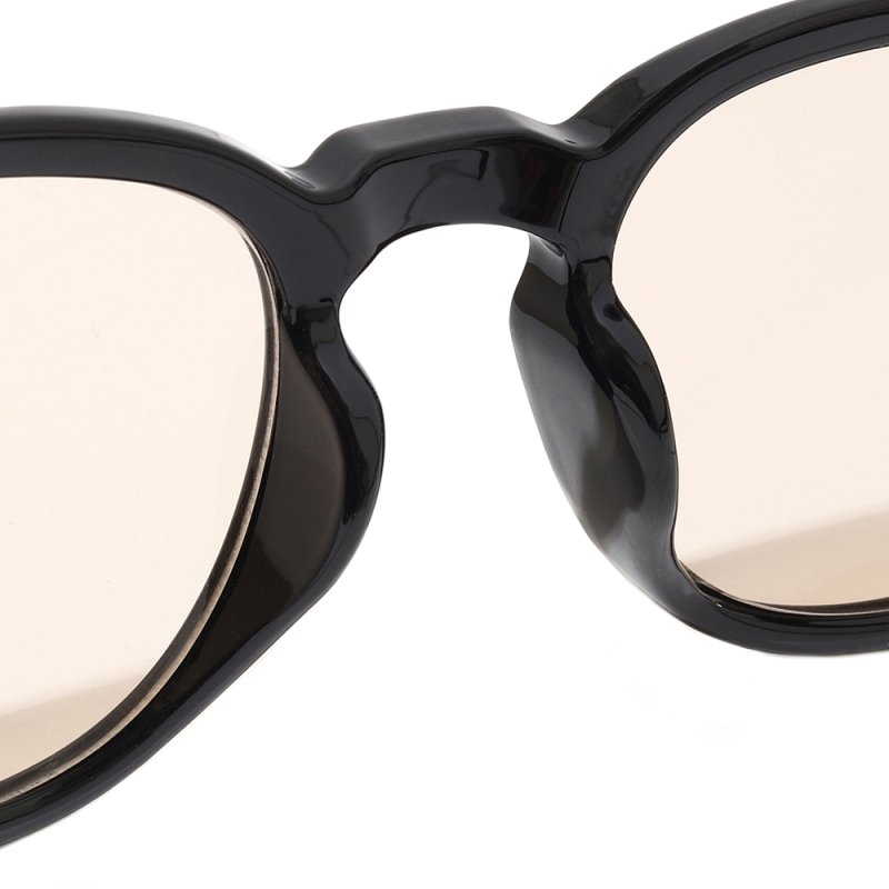 画像3: PORKCHOP/SUNGLASSES_26（Type 01）（BLACK/LIGHT BROWN）［サングラス"ウェリントン"-26秋冬］