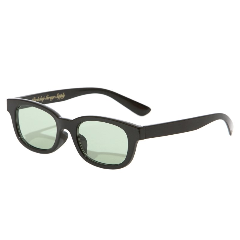 画像1: PORKCHOP/SUNGLASSES_26（Type 02）（BLACK/OLIVE）［サングラス"スクエア"-26秋冬］