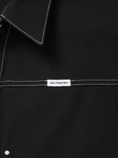 画像5: COOTIE PRODUCTIONS/Cotton Serge Trucker Jacket（Black/White）［トラッカーJKT-26秋冬］ (5)