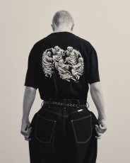 画像8: COOTIE PRODUCTIONS/Cotton Serge 5Pocket Extra Baggy Pants（Black/White）［5ポケットエクストラバギーパンツ-26秋冬］ (8)