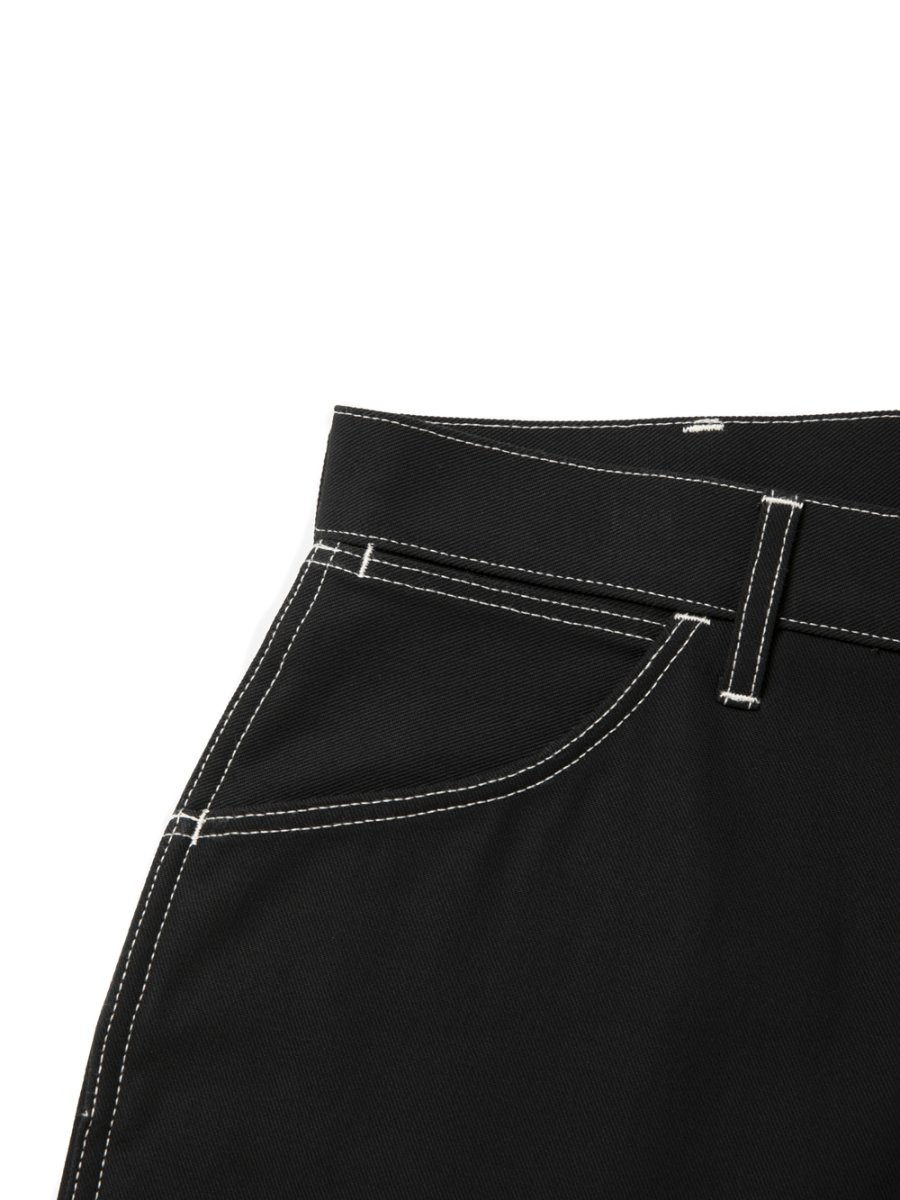 画像5: COOTIE PRODUCTIONS/Cotton Serge 5Pocket Extra Baggy Pants（Black/White）［5ポケットエクストラバギーパンツ-26秋冬］ (5)