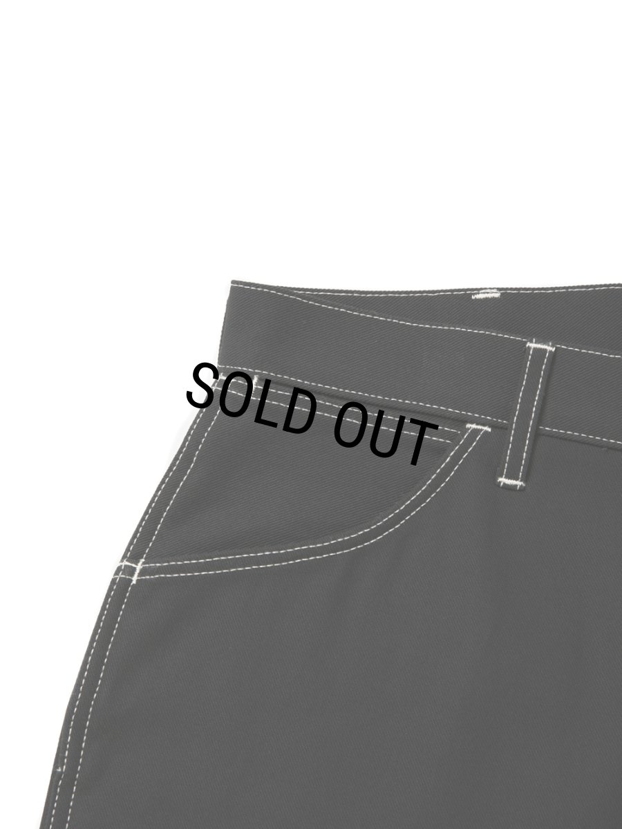画像5: COOTIE PRODUCTIONS/Cotton Serge 5Pocket Extra Baggy Pants（Black/White）［5ポケットエクストラバギーパンツ-26秋冬］ (5)
