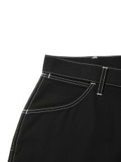 画像5: COOTIE PRODUCTIONS/Cotton Serge 5Pocket Extra Baggy Pants（Black/White）［5ポケットエクストラバギーパンツ-26秋冬］ (5)