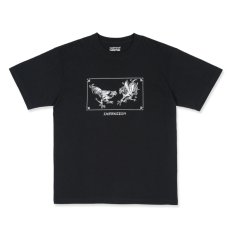 画像1: exodus brand/COCKFIGHTING SOUVENIR T SHIRT（BLACK）［プリントT-26秋冬］ (1)