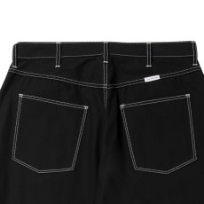 画像4: COOTIE PRODUCTIONS/Cotton Serge 5Pocket Extra Baggy Pants（Black/White）［5ポケットエクストラバギーパンツ-26秋冬］ (4)