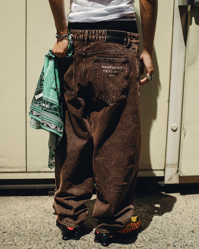 画像3: BlackEyePatch/BRAND ORIGIN OVERDYED BAGGY DENIM（LAVENDER）