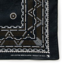 画像2: RATS/BANDANA（BLACK）［バンダナ-26秋冬］ (2)