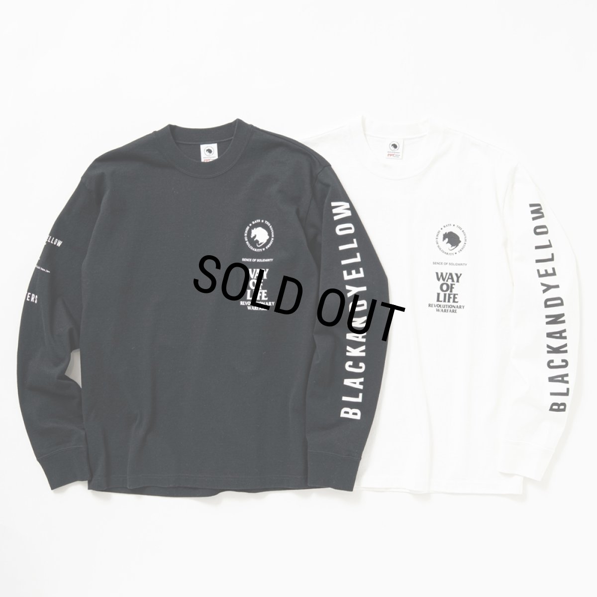 画像2: RATS/MC L/S TEE（BLACK）［モーターサイクルクラブ長袖T-26秋冬］ (2)