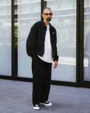 画像10: COOTIE PRODUCTIONS/Cotton Serge Trucker Jacket（Black/White）［トラッカーJKT-26秋冬］ (10)