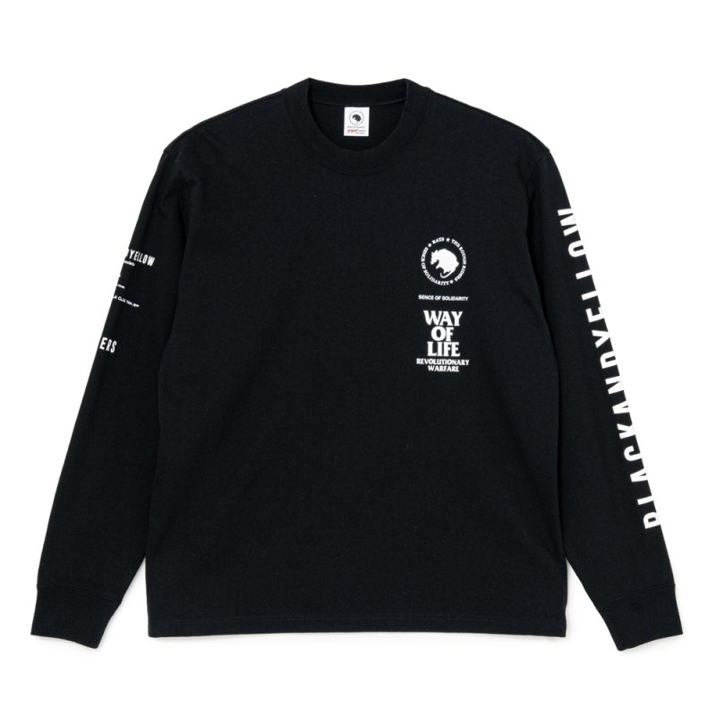 画像1: RATS/MC L/S TEE（BLACK）［モーターサイクルクラブ長袖T-26秋冬］
