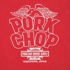 画像4: PORKCHOP/WAVE&WP TEE（FADE RED）［ウェーブ&ウイングポークT-26秋冬］ (4)