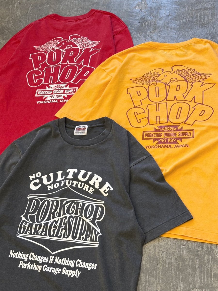 画像7: PORKCHOP/WAVE&WP TEE（FADE RED）［ウェーブ&ウイングポークT-26秋冬］ (7)