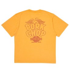 画像2: PORKCHOP/WAVE&WP TEE（FADE YELLOW）［ウェーブ&ウイングポークT-26秋冬］ (2)