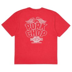 画像2: PORKCHOP/WAVE&WP TEE（FADE RED）［ウェーブ&ウイングポークT-26秋冬］ (2)