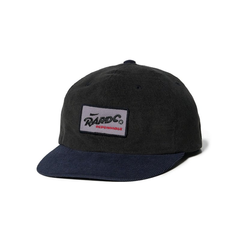 画像1: ROUGH AND RUGGED/BICOLOR CAP（BLACK）［バイカラーキャップ-26秋冬］