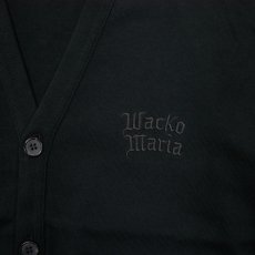 画像4: WACKO MARIA/COTTON KNIT CARDIGAN（BLACK）［コットンニットカーディガン-26秋冬］ (4)
