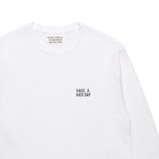 画像2: WACKO MARIA/THERMAL SHIRT（WHITE）［サーマル長袖-26秋冬］ (2)