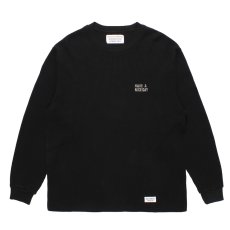 画像1: WACKO MARIA/THERMAL SHIRT（BLACK）［サーマル長袖-26秋冬］ (1)