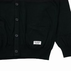 画像5: WACKO MARIA/COTTON KNIT CARDIGAN（BLACK）［コットンニットカーディガン-26秋冬］ (5)