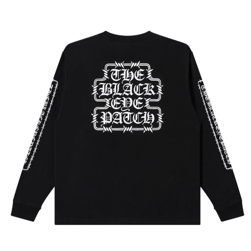 画像2: BlackEyePatch/BARBED WIRE OG L/S TEE(BLACK)