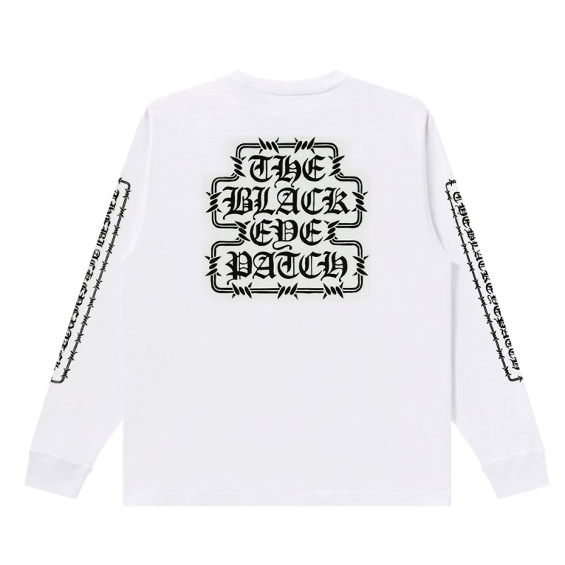 画像2: BlackEyePatch/BARBED WIRE OG L/S TEE(WHITE)