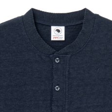 画像2: RATS/HENLEY NECK L/S TEE（NAVY）［ヘンリーネック長袖T-26秋冬］ (2)