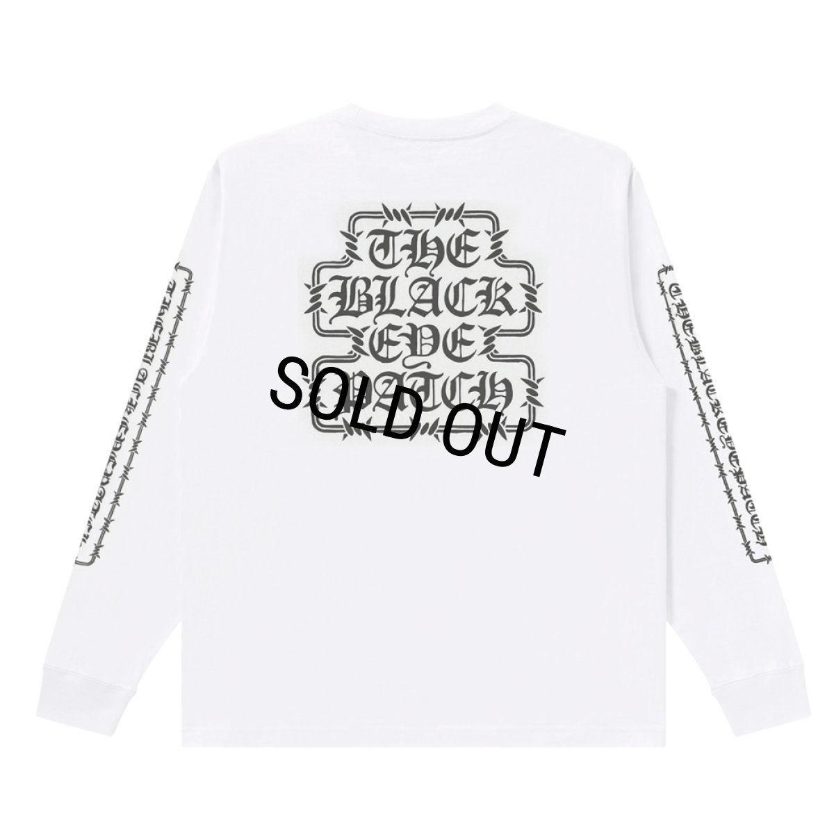 画像2: BlackEyePatch/BARBED WIRE OG L/S TEE（WHITE） (2)