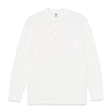 画像1: RATS/HENLEY NECK L/S TEE（WHITE）［ヘンリーネック長袖T-26秋冬］ (1)