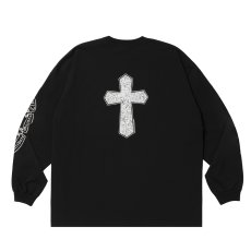 画像2: ANTIDOTE BUYERS CLUB/Pima Cotton L/S Tee（Reaper）（Pure Black） (2)
