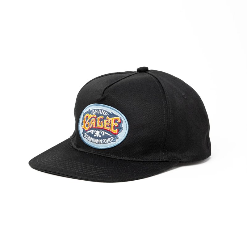 画像1: CALEE/SIGNBOARD WAPPEN CAP ＜NATURALLY PAINT DESIGN＞（各色）［ワッペンキャップ-26秋冬］