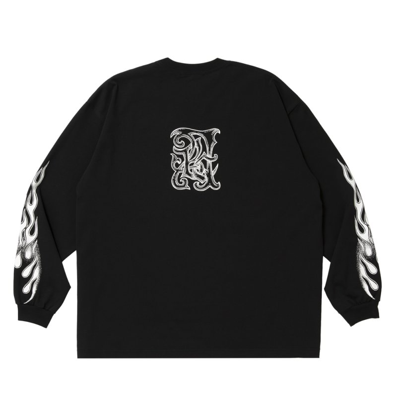 画像2: ANTIDOTE BUYERS CLUB/Pima Cotton L/S Tee(Reaper)(Pure Black)