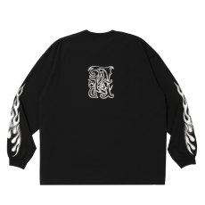 画像2: ANTIDOTE BUYERS CLUB/Pima Cotton L/S Tee（Reaper）（Pure Black） (2)