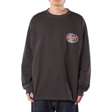 画像6: CALEE/VINTAGE TYPE SIGNBOARD L/S TEE ＜NATURALLY PAINT DESIGN＞（INK BLACK）［プリント長袖T-26秋冬］ (6)