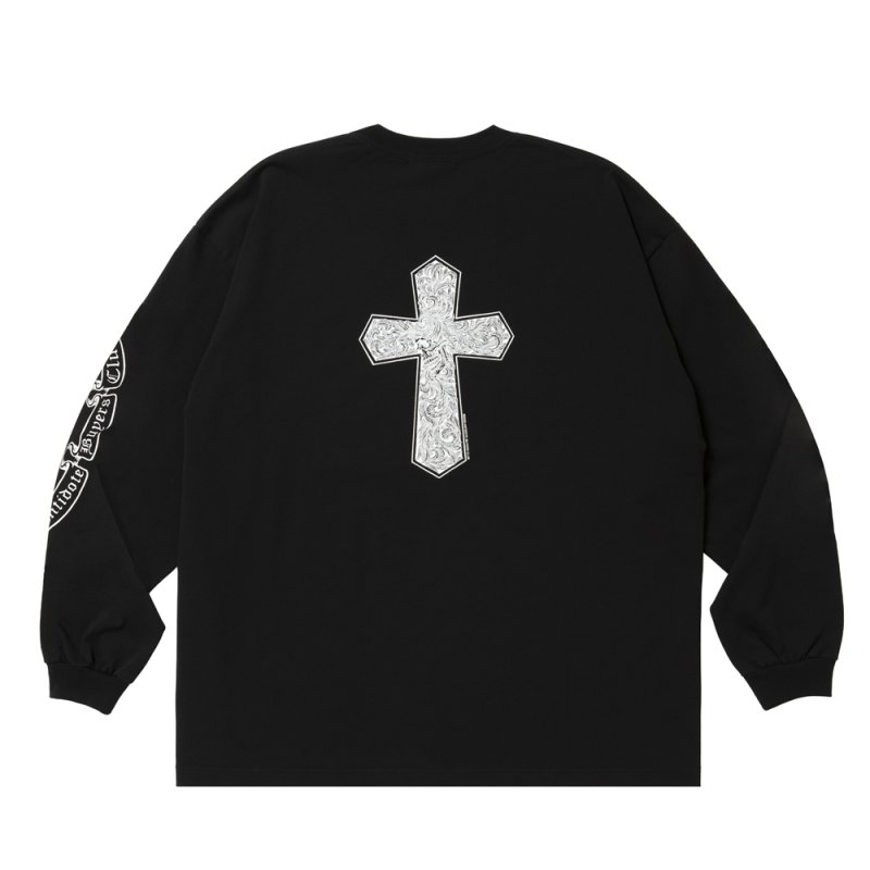 画像2: ANTIDOTE BUYERS CLUB/Pima Cotton L/S Tee(Reaper)(Pure Black)