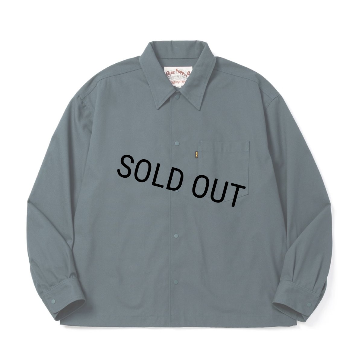 画像1: CALEE/DUCK SHIRT JACKET（GREEN）［ダックシャツJKT-26秋冬］ (1)