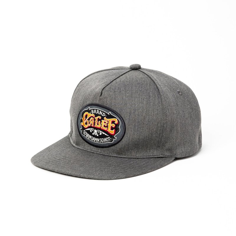 画像3: CALEE/SIGNBOARD WAPPEN CAP ＜NATURALLY PAINT DESIGN＞（各色）［ワッペンキャップ-26秋冬］